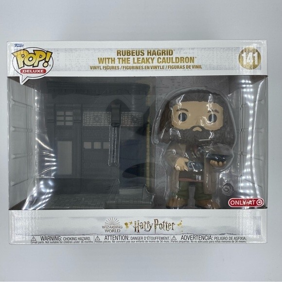 NIB Funko Pop Rubeus Hagrid with Leaky Cauldron Harry Potter (Only at Target) - Picture 1 of 9